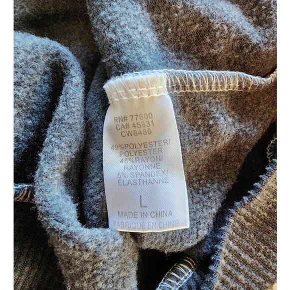 Chaser Ombre Knit Shirred Long Sleeve Sweater size Large - Picture 4 of 7